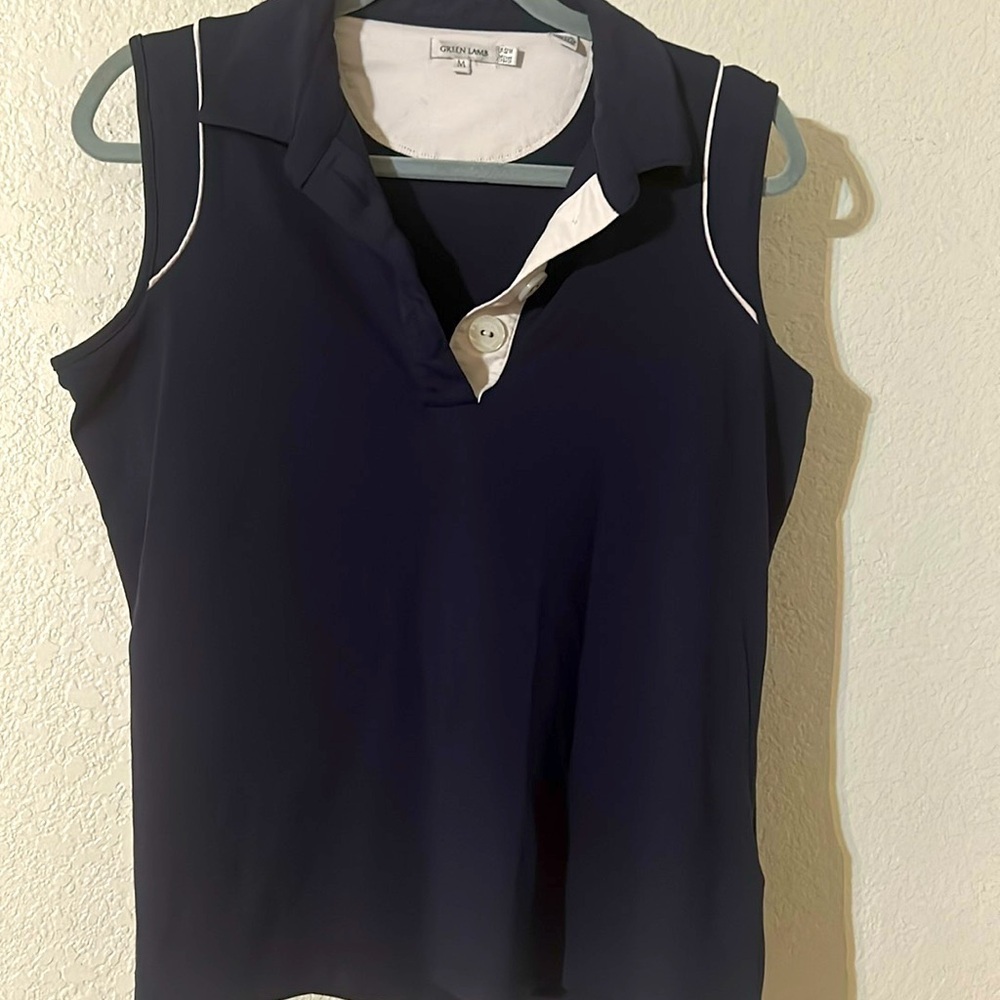 Green Lamb women’s golf shirt